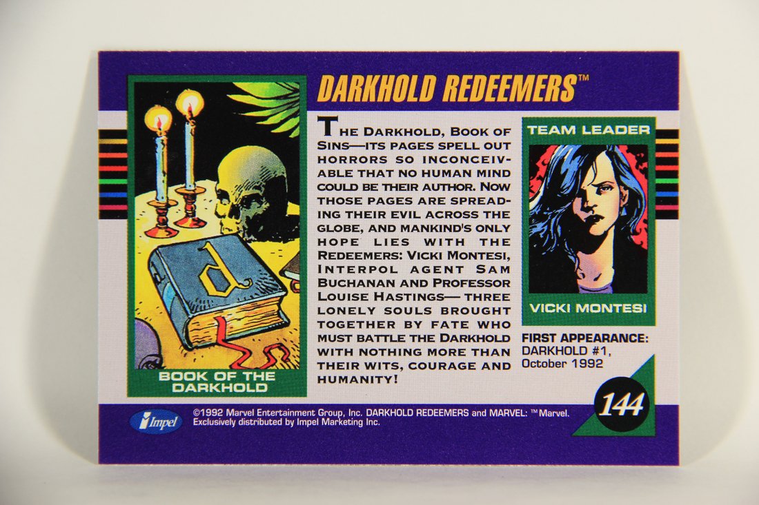 1992 Marvel Universe Series 3 Trading Card #144 Darkhold Redeemers ENG L012007