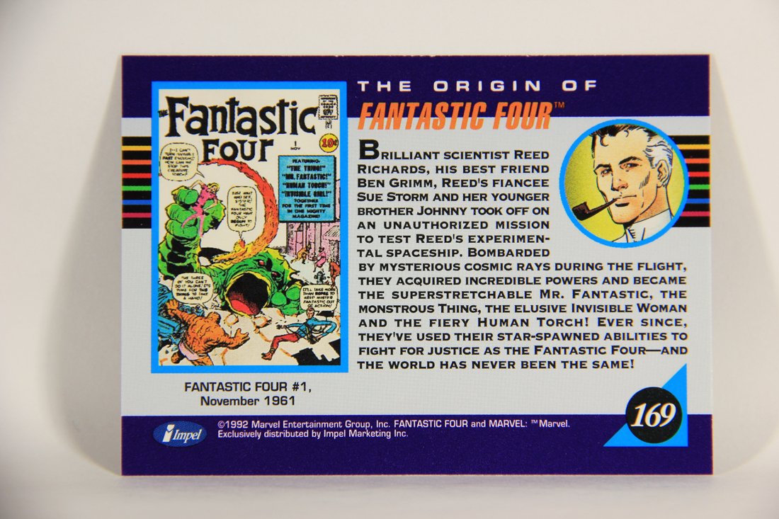 1992 Marvel Universe Series 3 Trading Card #169 Fantastic Four ENG L012032