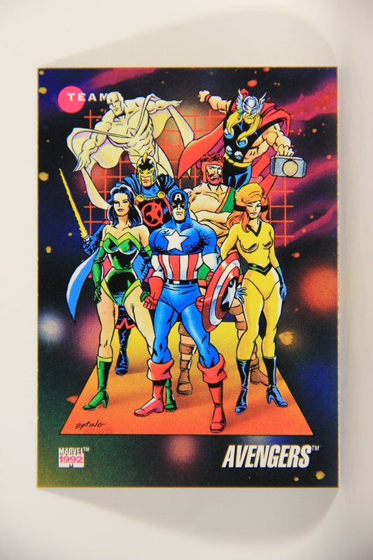 1992 Marvel Universe Series 3 Trading Card #171 Avengers ENG L012034