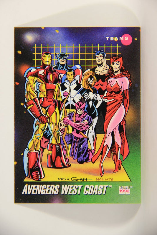 1992 Marvel Universe Series 3 Trading Card #176 Avengers West Coast ENG L012039