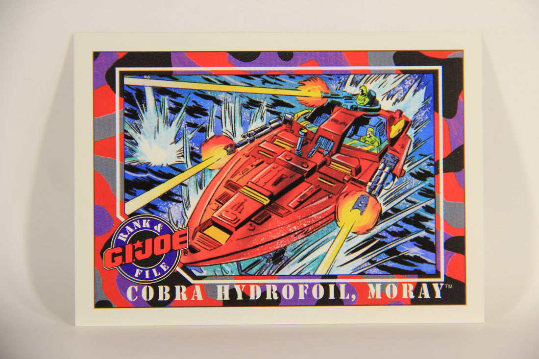 GI Joe 1991 Impel Trading Card #17 Cobra Hydrofoil Moray ENG L012238