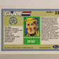 GI Joe 1991 Impel Trading Card #22 Duke ENG L012243