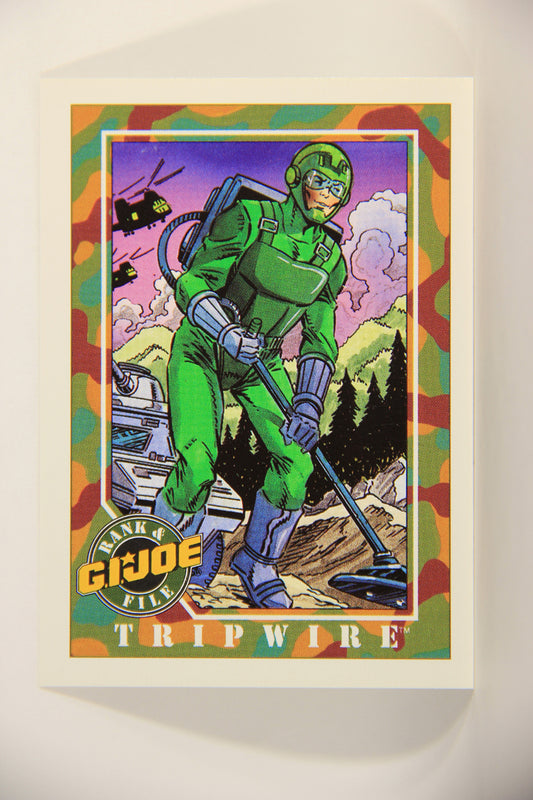 GI Joe 1991 Impel Trading Card #23 Tripwire ENG L012244