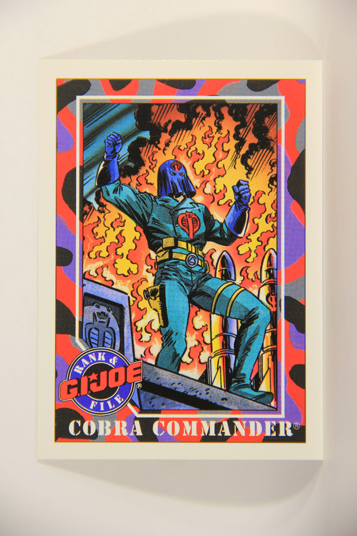 GI Joe 1991 Impel Trading Card #32 Cobra Commander ENG L012253
