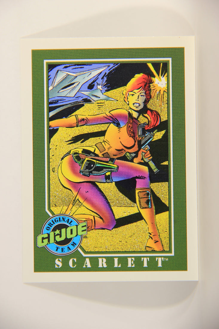 GI Joe 1991 Impel Trading Card #42 Scarlett ENG L012263