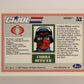 GI Joe 1991 Impel Trading Card #52 Cobra Officer ENG L012273