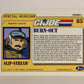 GI Joe 1991 Impel Trading Card #85 Burn-Out ENG L012306