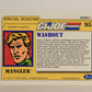 GI Joe 1991 Impel Trading Card #95 Washout ENG L012316