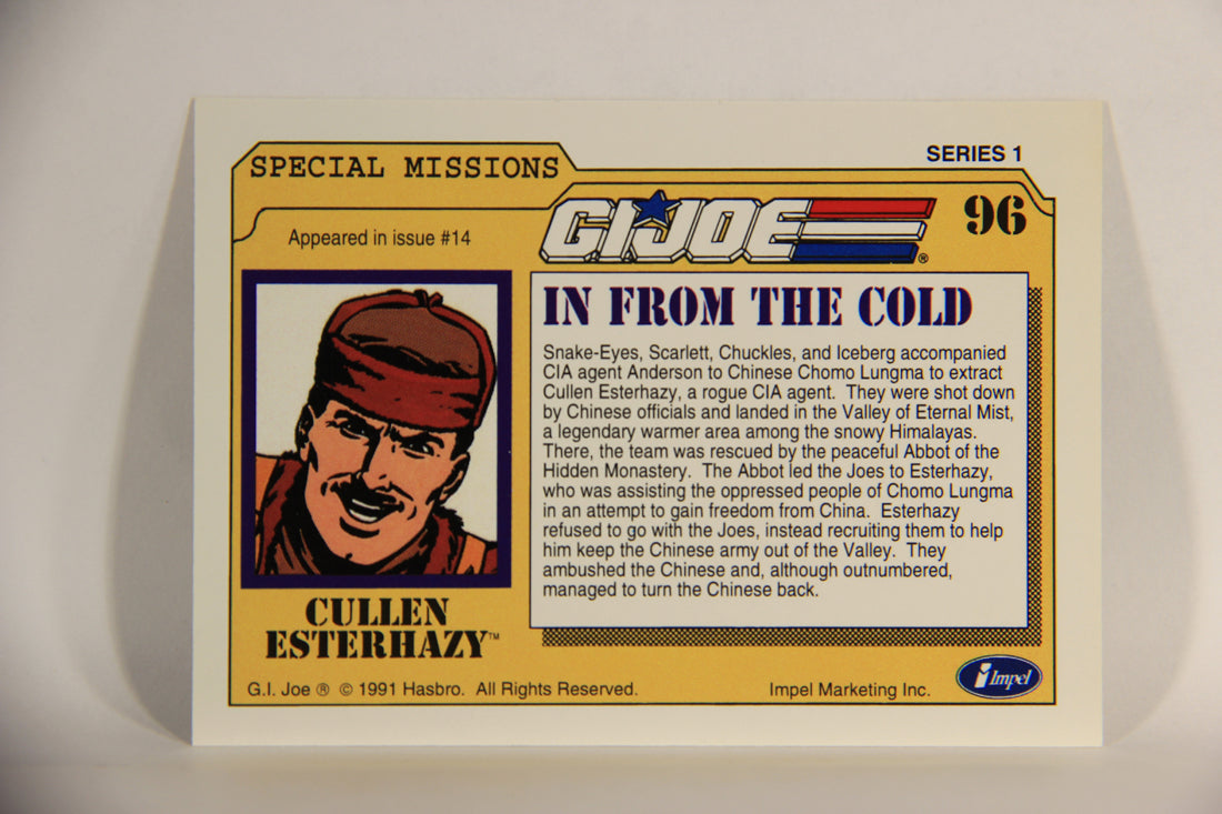 GI Joe 1991 Impel Trading Card #96 In From The Cold ENG L012317