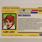 GI Joe 1991 Impel Trading Card #104 Decisions ENG L012325