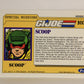 GI Joe 1991 Impel Trading Card #105 Scoop ENG L012326