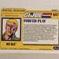 GI Joe 1991 Impel Trading Card #107 Forced Play ENG L012328