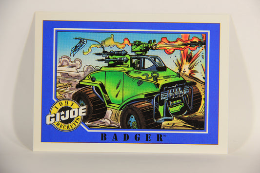 GI Joe 1991 Impel Trading Card #111 Badger ENG L012332