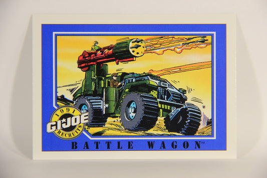 GI Joe 1991 Impel Trading Card #116 Battle Wagon ENG L012337