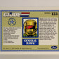 GI Joe 1991 Impel Trading Card #123 General Hawk ENG L012344