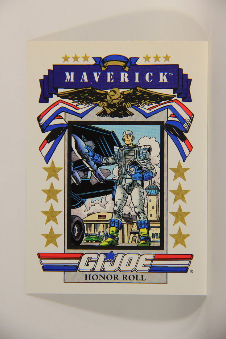 GI Joe 1991 Impel Trading Card #192 Maverick ENG L012413