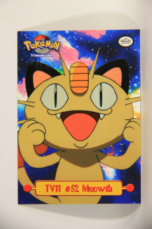 Pokémon Card TV Animation #TV11 Meowth Blue Logo 1st Print Puzzle ENG L012446