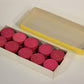 Vintage Montrose Wooden Checkers Pink Chips Set With Box Japan made L012462