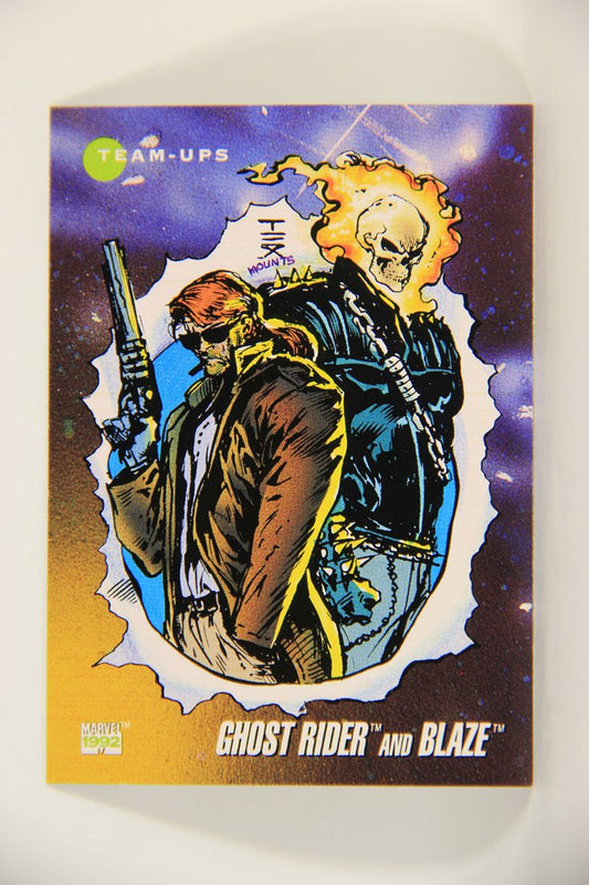 1992 Marvel Universe Series 3 Trading Card #79 Ghost Rider And Blaze ENG L012511