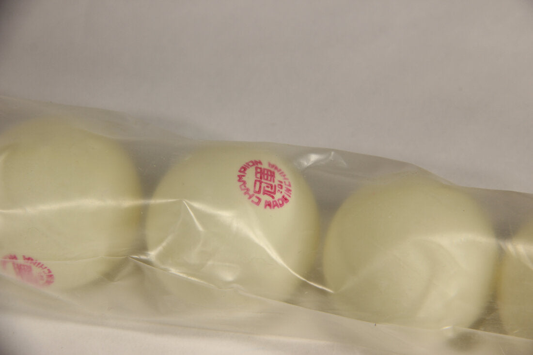Vintage Champion Tennis Table Balls No.201 China Original Box Sealed Bag L012563