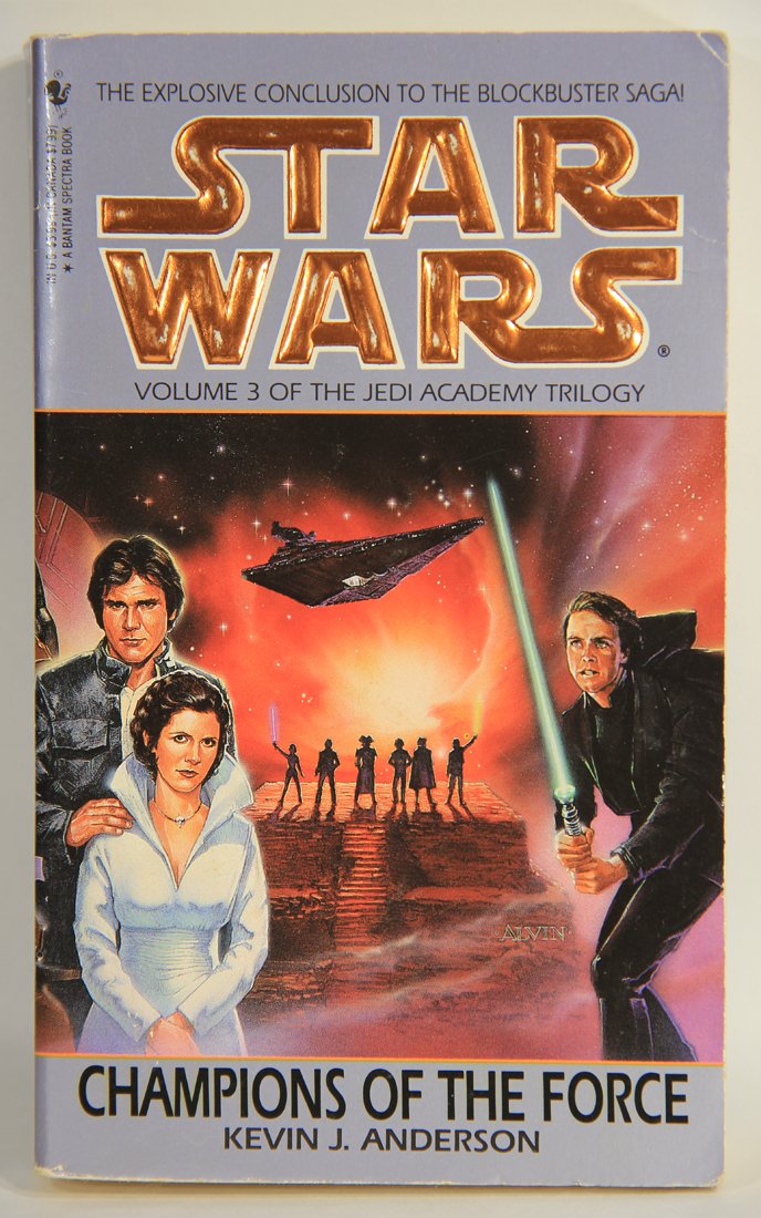 Star Wars Paperback Jedi Academy Trilogy Vol.3 Champions Of Force By Kevin J. Anderson ENG L012613