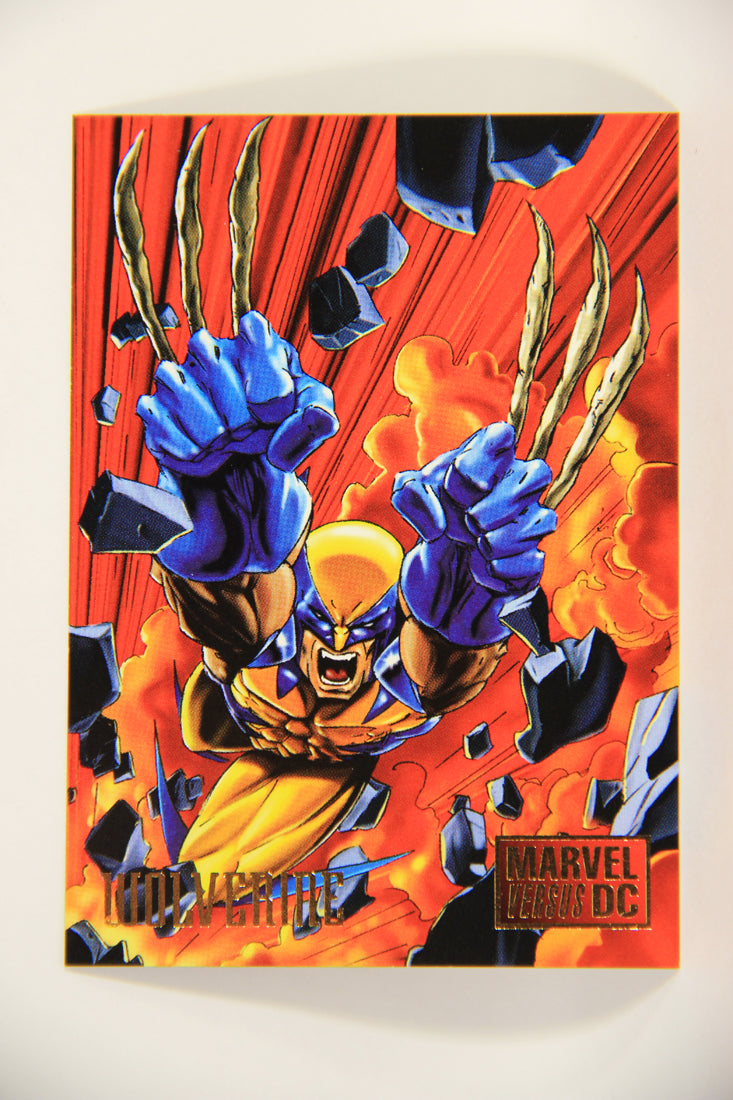 DC Versus Marvel Comics 1995 Trading Card #14 Wolverine ENG L012637