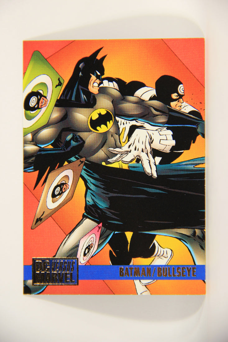 DC Versus Marvel Comics 1995 Trading Card #70 Batman Vs Bullseye ENG L012711