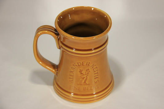 Alexander Keith's Pale Brown Ceramic Beer Mug Canada Nova Scotia L012984
