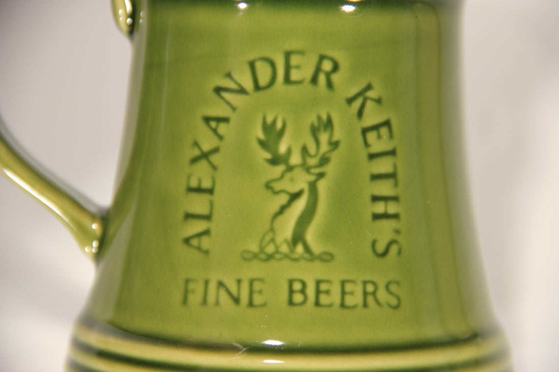 Alexander Keith's Green Army Ceramic Beer Mug Canada Nova Scotia L012987