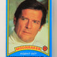 Moonraker James Bond 1979 Trading Card #1 Agent 007 L013067