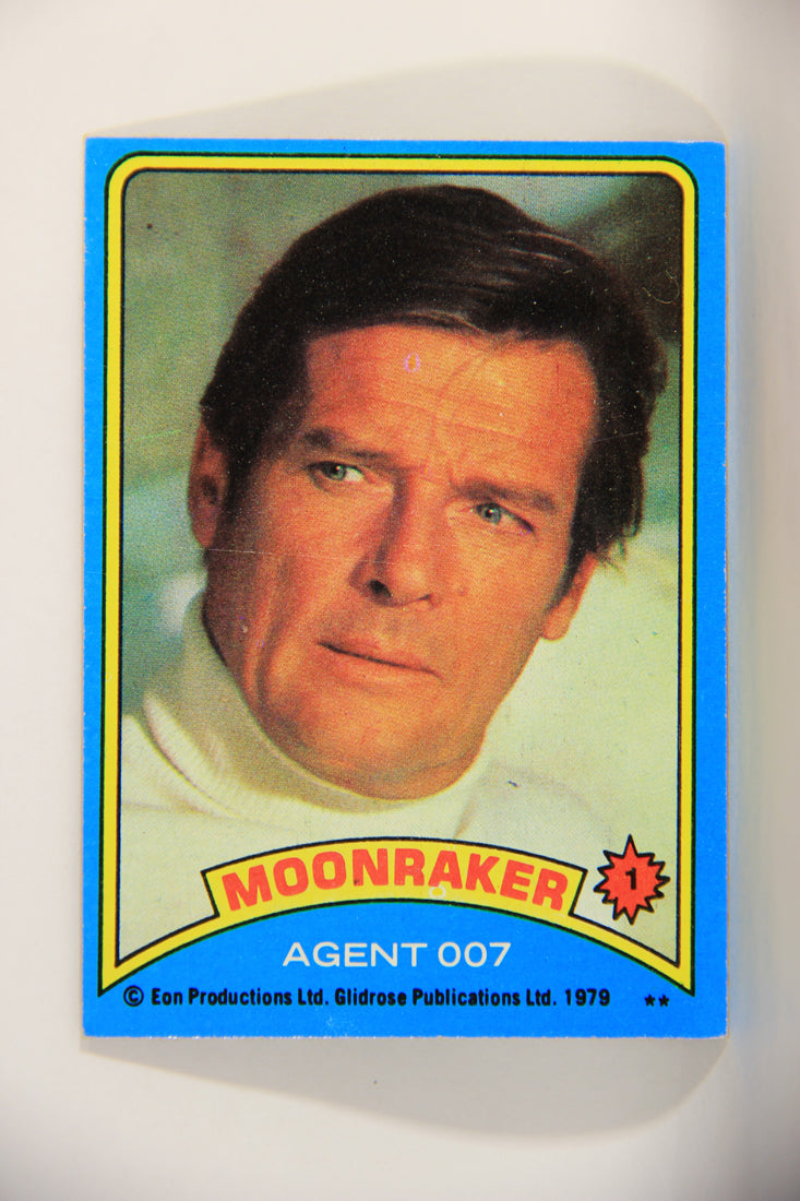 Moonraker James Bond 1979 Trading Card #1 Agent 007 L013067