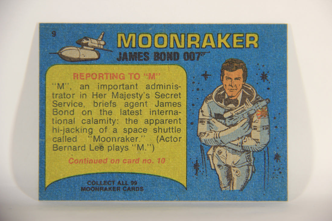 Moonraker James Bond 1979 Trading Card #9 Reporting To M L013075