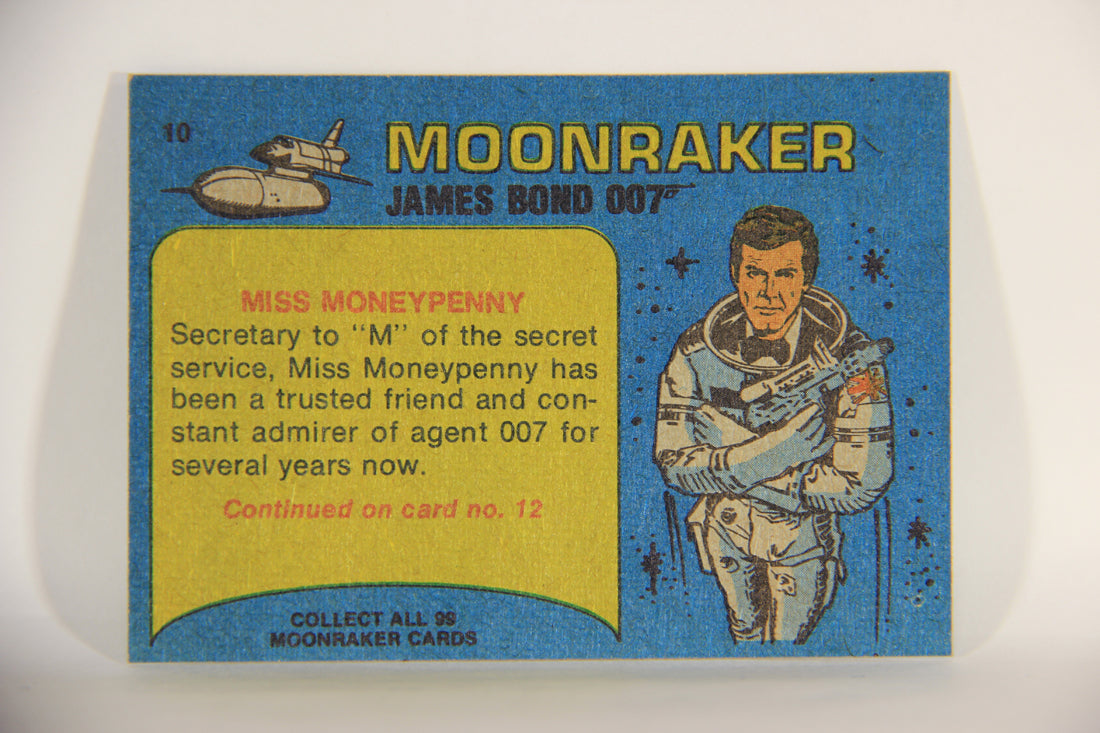 Moonraker James Bond 1979 Trading Card #10 Miss Moneypenny L013076