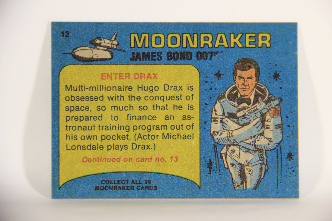 Moonraker James Bond 1979 Trading Card #12 Enter Drax L013078