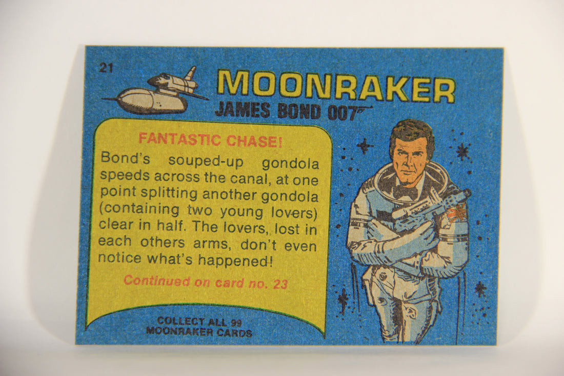 Moonraker James Bond 1979 Trading Card #21 Fantastic Chase L013087