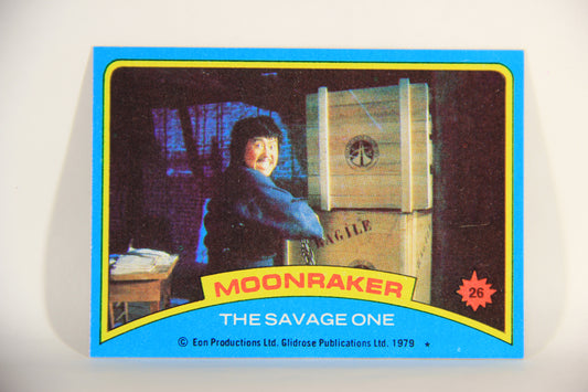Moonraker James Bond 1979 Trading Card #26 The Savage One L013092