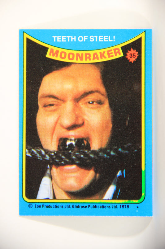 Moonraker James Bond 1979 Trading Card #35 Teeth Of Steel L013101