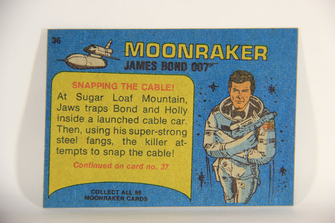 Moonraker James Bond 1979 Trading Card #36 Snapping The Cable L013102