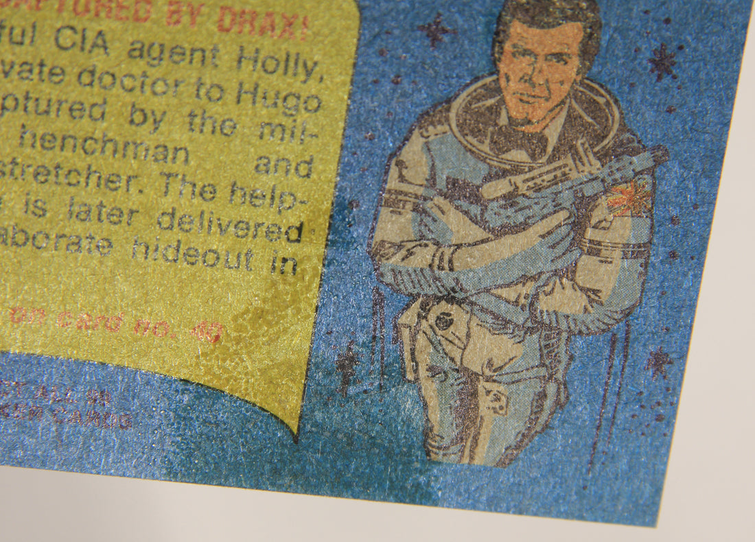 Moonraker James Bond 1979 Trading Card #39 Holly Captured By Drax L013105