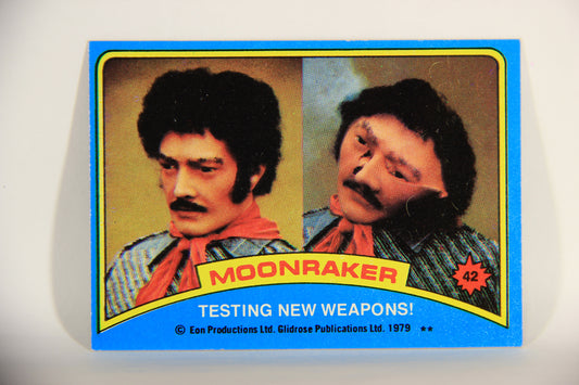 Moonraker James Bond 1979 Trading Card #42 Testing New Weapons L013108