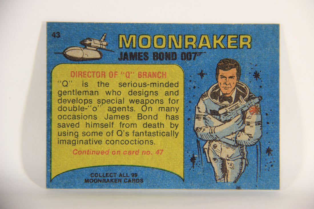 Moonraker James Bond 1979 Trading Card #43 Director Of Q Branch L013109