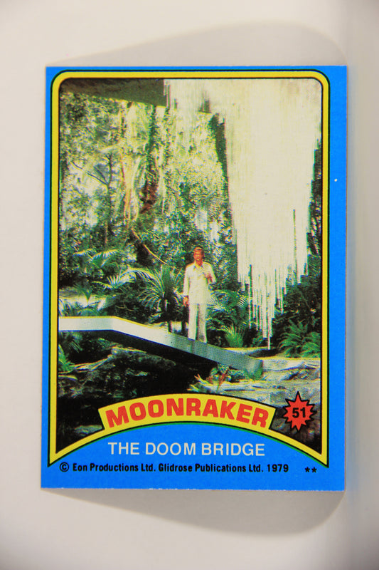 Moonraker James Bond 1979 Trading Card #51 The Doom Bridge L013117