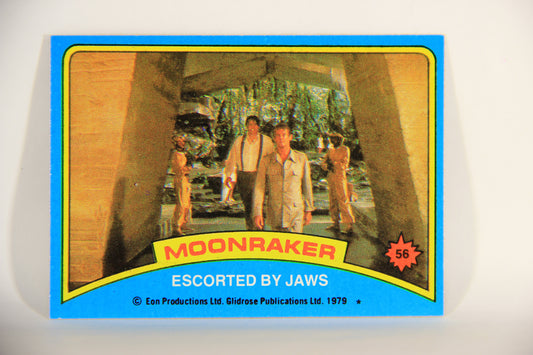 Moonraker James Bond 1979 Trading Card #56 Escorted By Jaws L013122