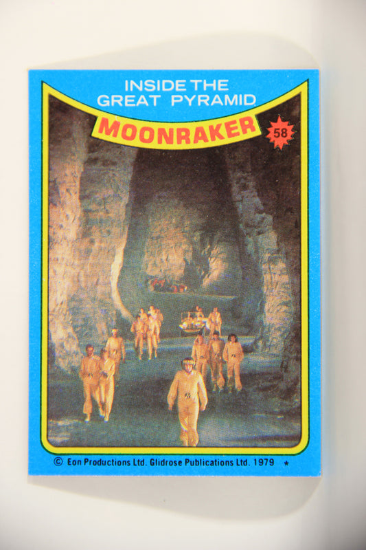 Moonraker James Bond 1979 Trading Card #58 Inside The Great Pyramid L013124