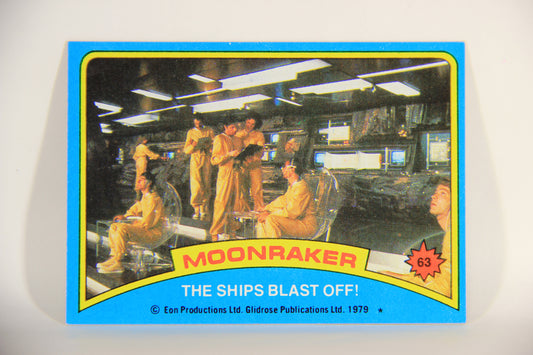 Moonraker James Bond 1979 Trading Card #63 The Ships Blast Off L013129