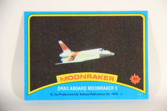 Moonraker James Bond 1979 Trading Card #65 Drax Aboard Moonraker 5 L013131