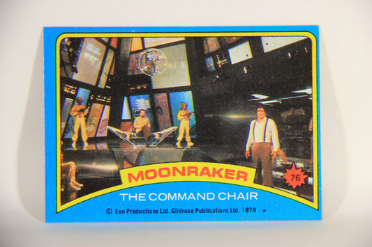 Moonraker James Bond 1979 Trading Card #76 The Command Chair L013142