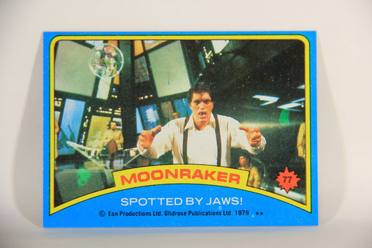 Moonraker James Bond 1979 Trading Card #77 Spotted By Jaws L013143