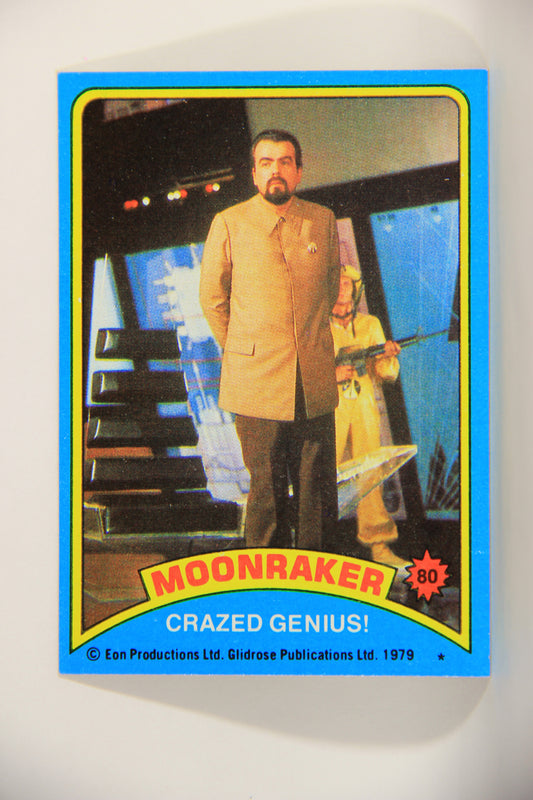 Moonraker James Bond 1979 Trading Card #80 Crazed Genius L013146