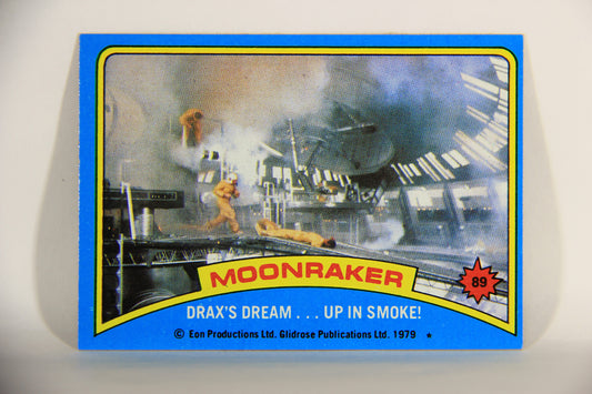 Moonraker James Bond 1979 Trading Card #89 Drax's Dream Up In Smoke L013155